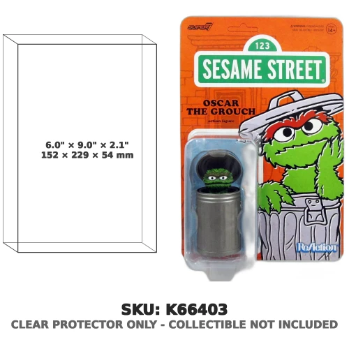 Oscar the Grouch Sesame Street ReAction Figure