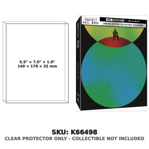 Project Hail Mary 4K Ultra HD + Blu-ray Limited Edition Steelbook