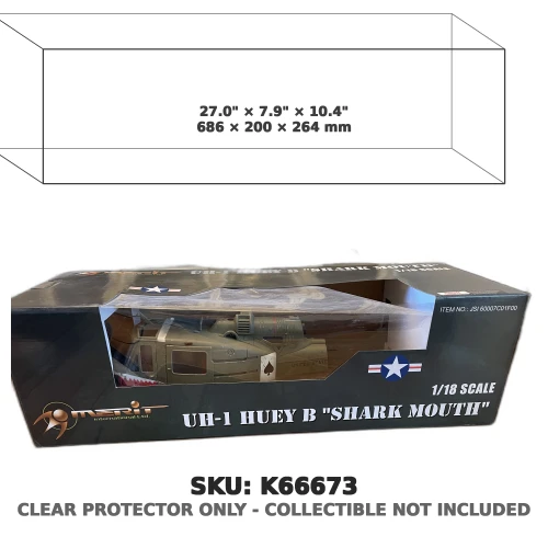 UH-1 Huey B Shark Mouth 1/18 Scale Helicopter
