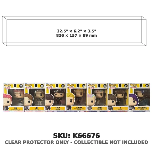 BTS RM Jin Suga J-Hope Jimin V Jung Kook Pop! Rocks #279-285 7-Box Set