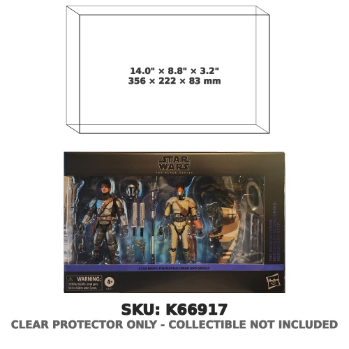Mandalorian & Mercenary Guard Droid with STAP Star Wars Black Series Figure Set