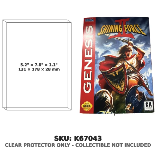 Shining Force II Sega Genesis Game Box