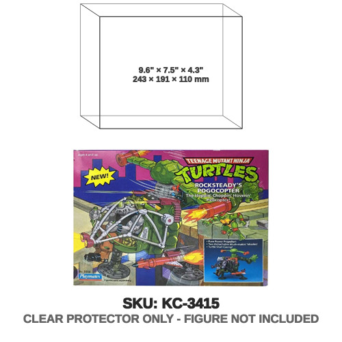 Playmates Teenage Mutant Ninja Turtles Rocksteady's Pogo Copter Vehicle