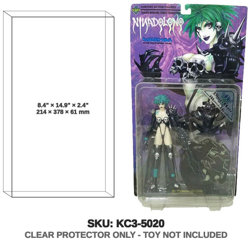 Fewture Nina Dolono Dokuro Nina Blue Hair Mono Head Action Figure