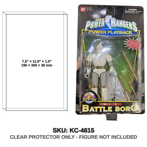Bandai Power Rangers White Battle Borg Figure