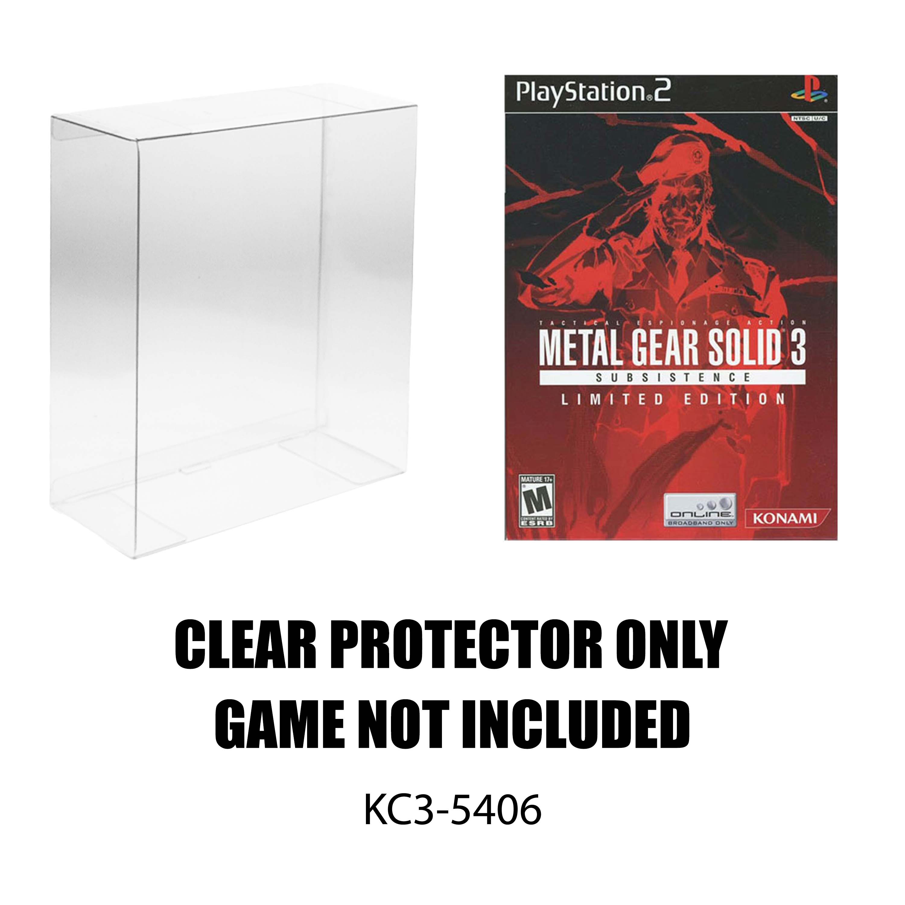 Protector For Metal Gear Solid 3 Subsistence Limited Edition