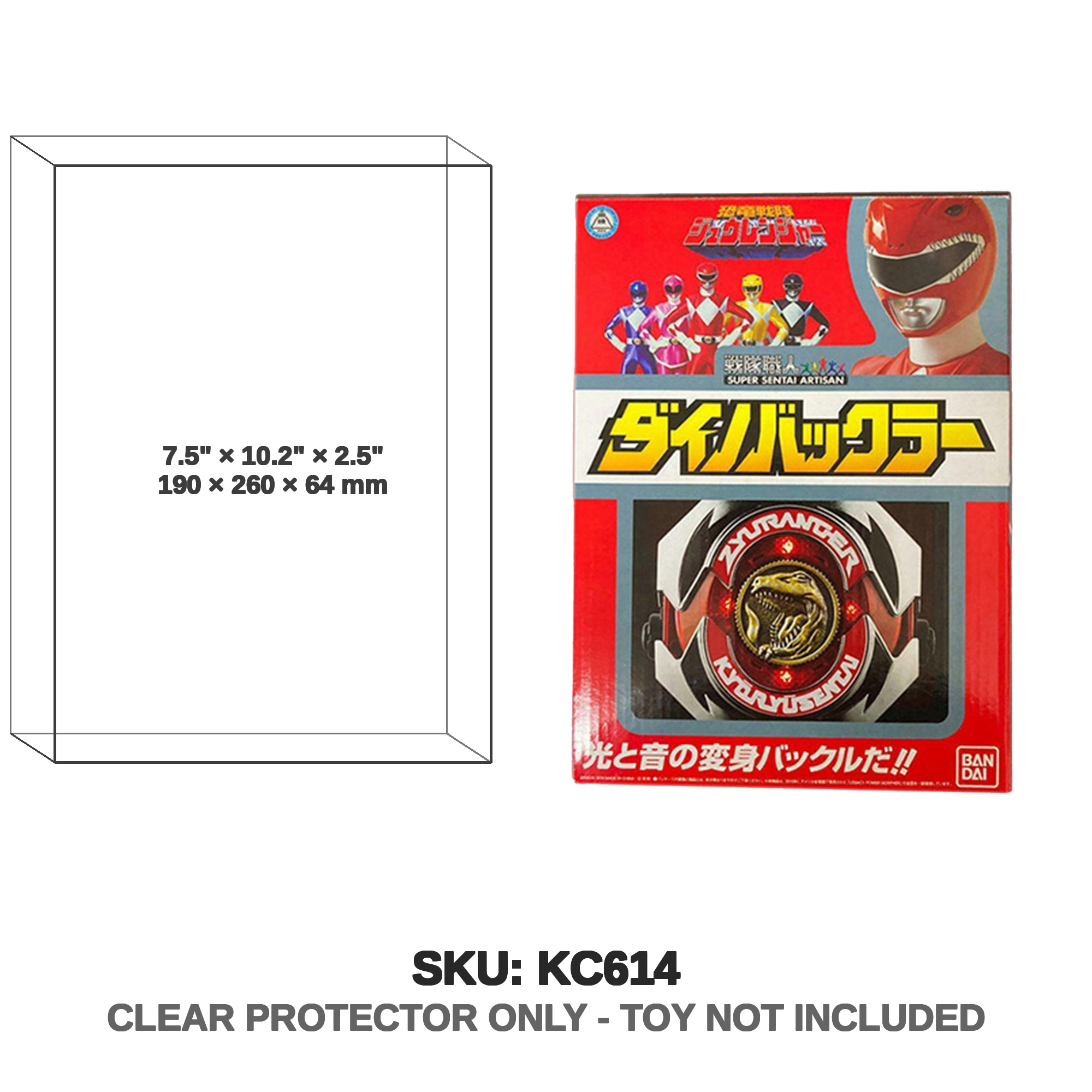 Protector For Power Ranger Super Sentai Artisan Dyno Dino Buckler
