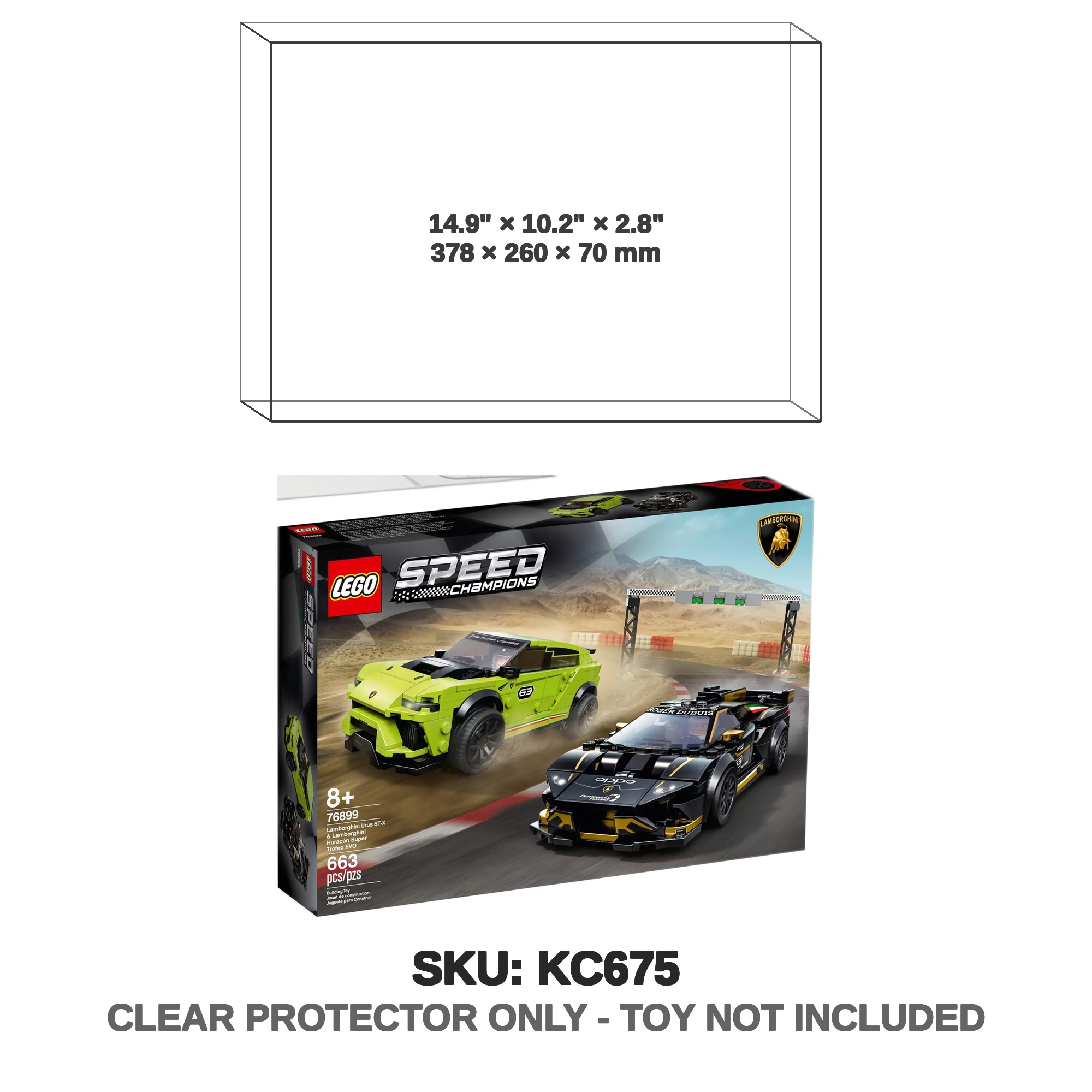 Protector For LEGO Speed Champinions 76899 LEGO | Katana Collectibles