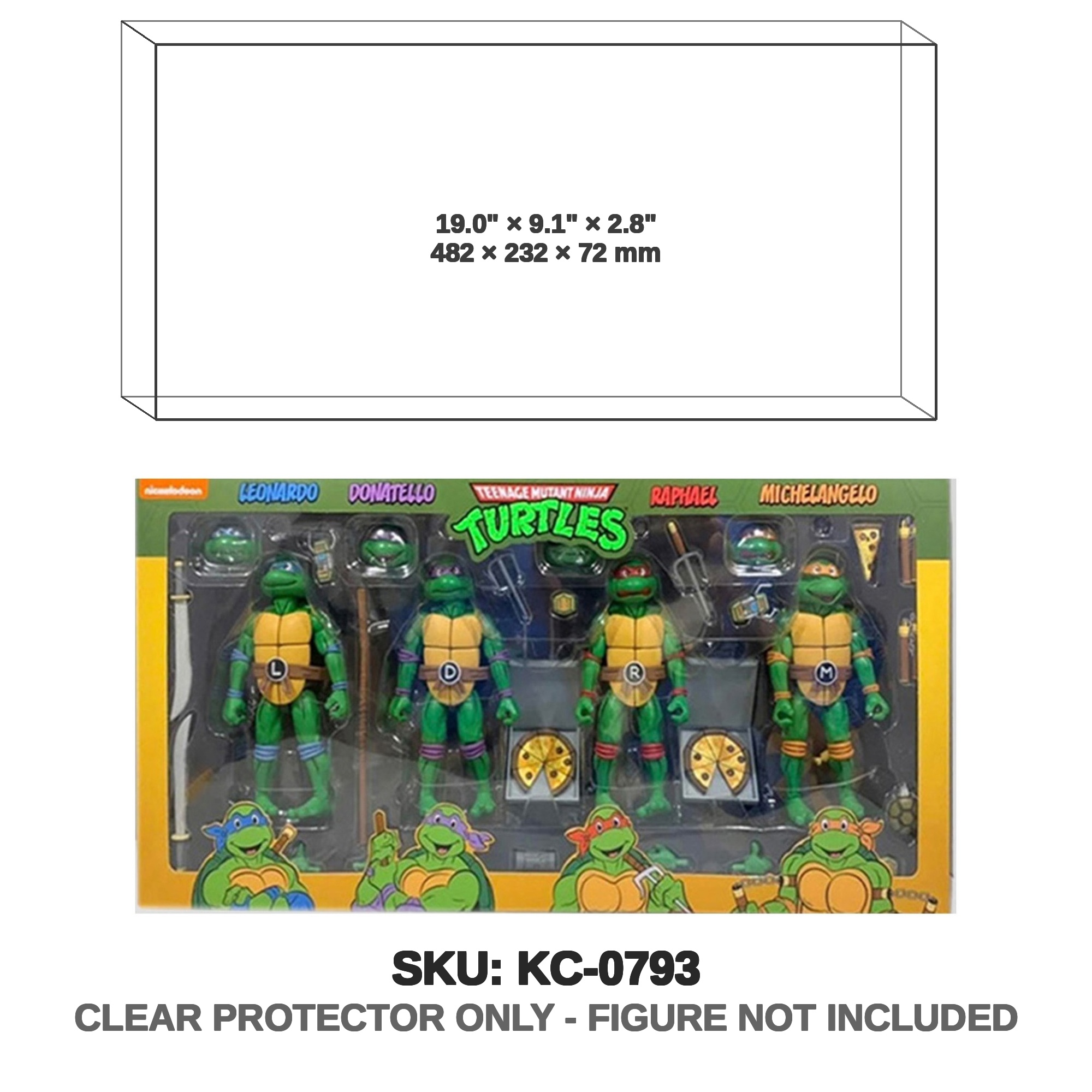 Protector For NECA Teenage Mutant Ninja Turtles Leonardo | Katana