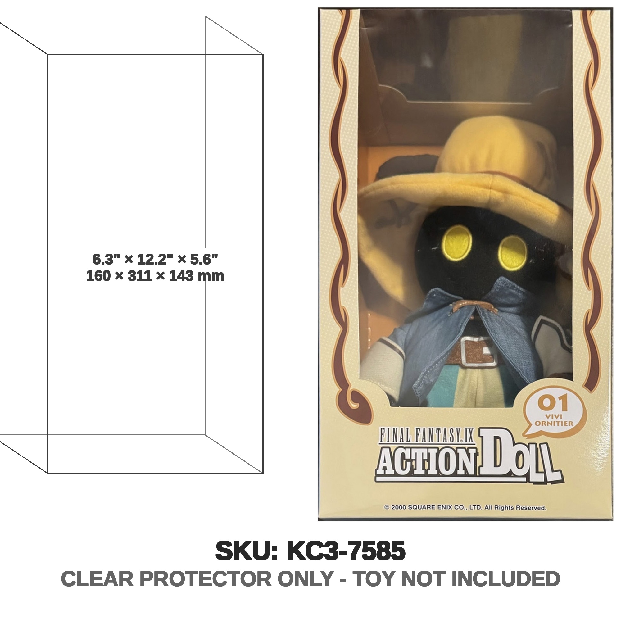Protector For Square Enix Final Fantasy IX Vivi Ornitier | Katana