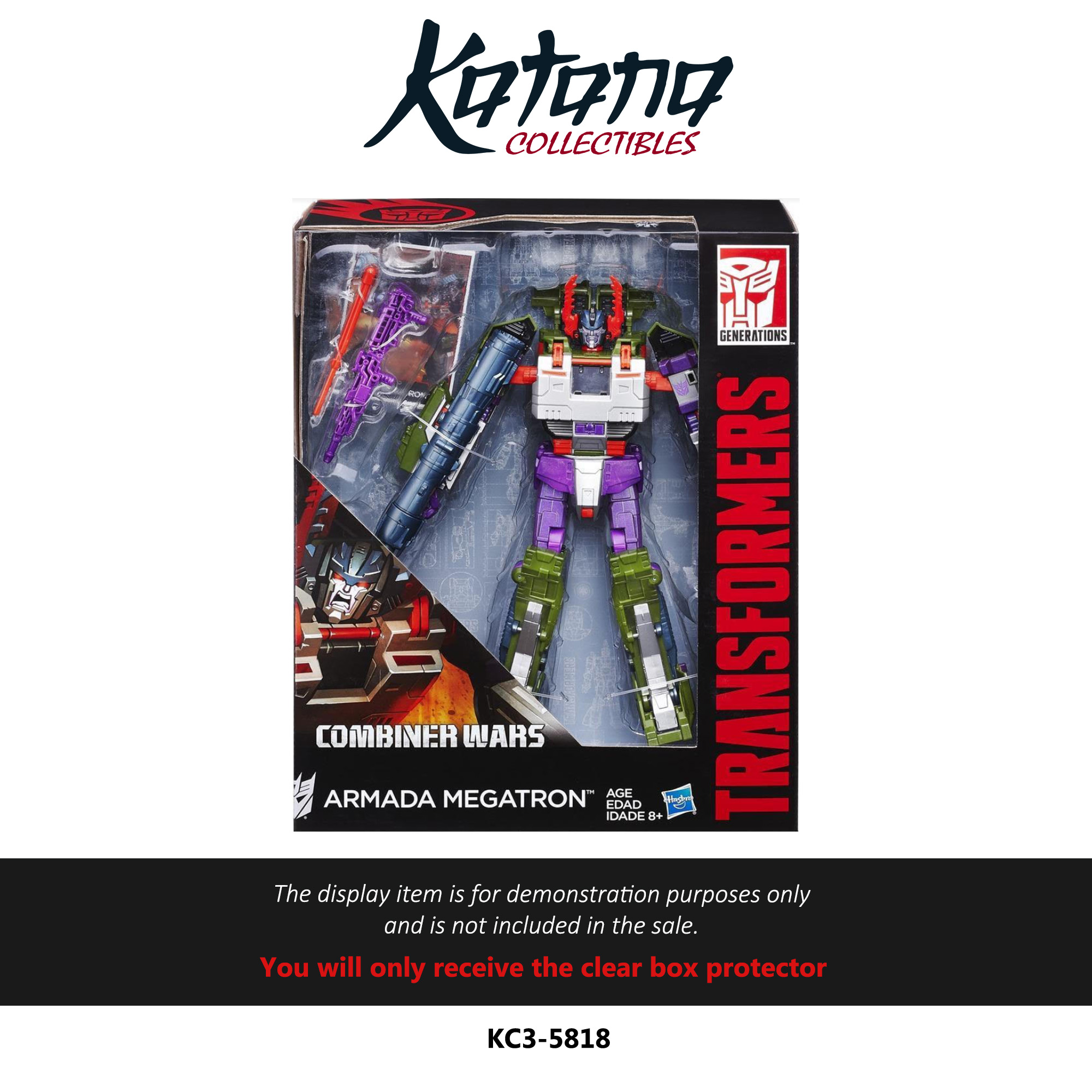 Protector For Transformers Combiner Wars Armada Megatron Katana