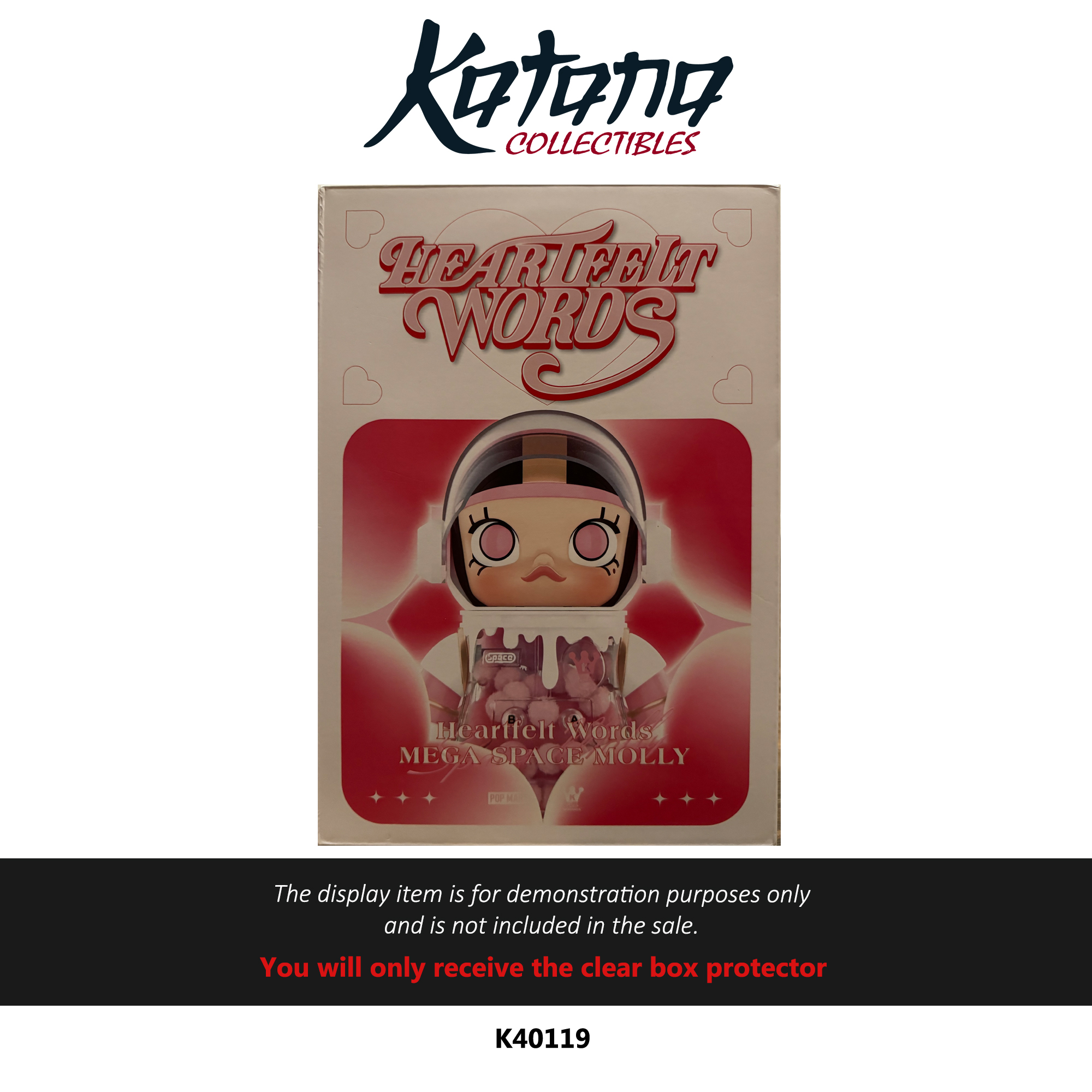 Protector For Space molly 400% Heartfelt words - Katana Collectibles