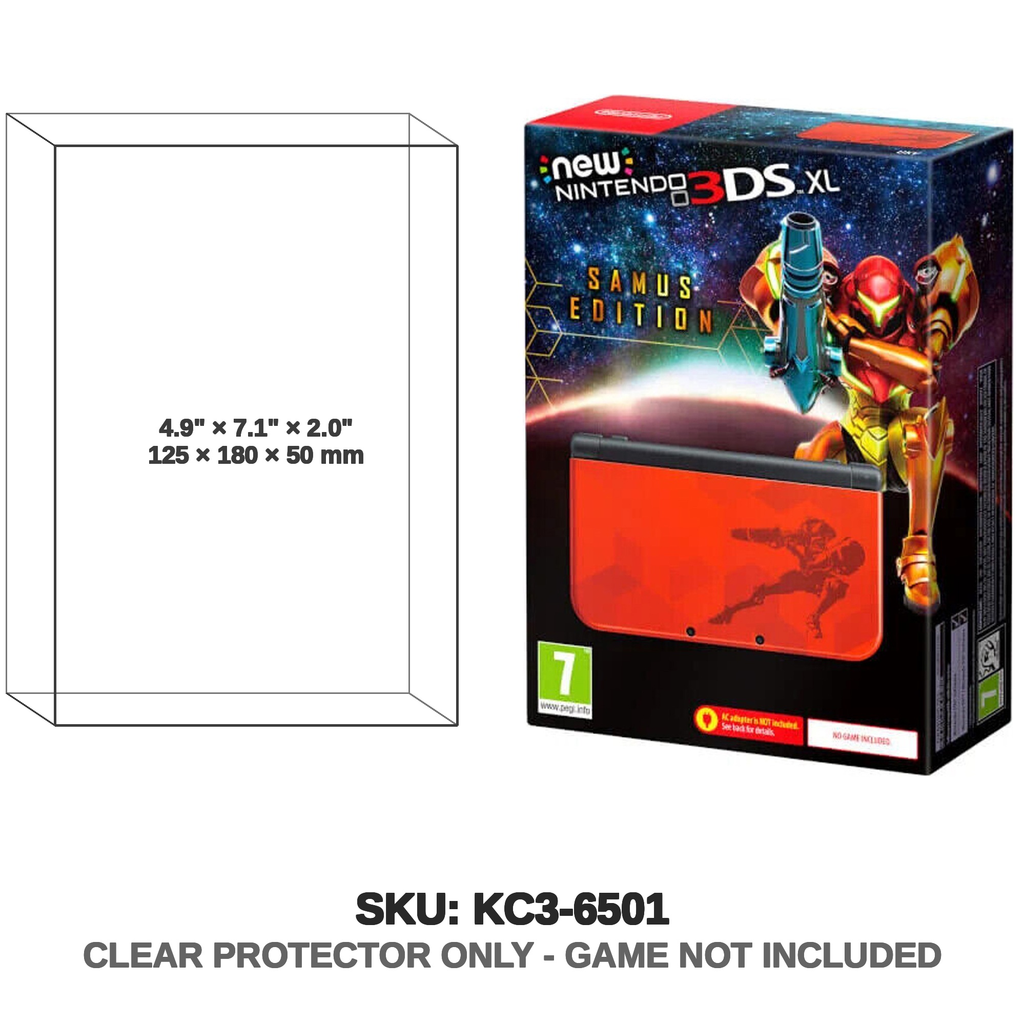 Protector For New Nintendo 3Ds Xl Samus Edition| Europe Version