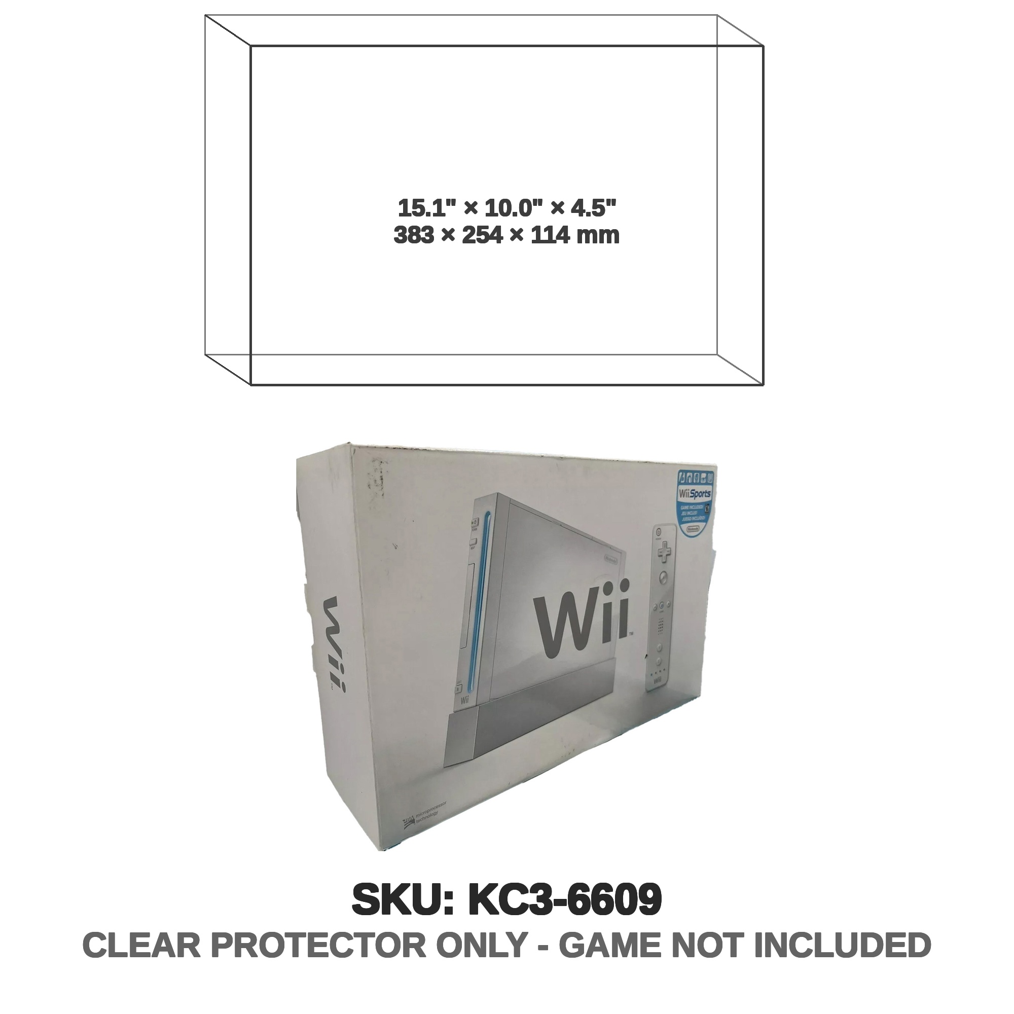 Protector For Nintendo Wii Console Wii Sports Bundle Complete In