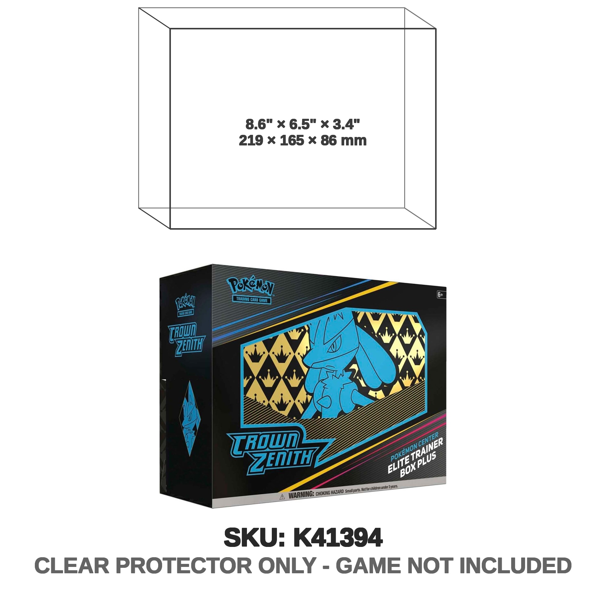 Protector For The Pokemon Company Pokemon Crown Zenith P... | Katana Protector For The Pokemon Company Pokemon Crown Zenith P... | Katana
