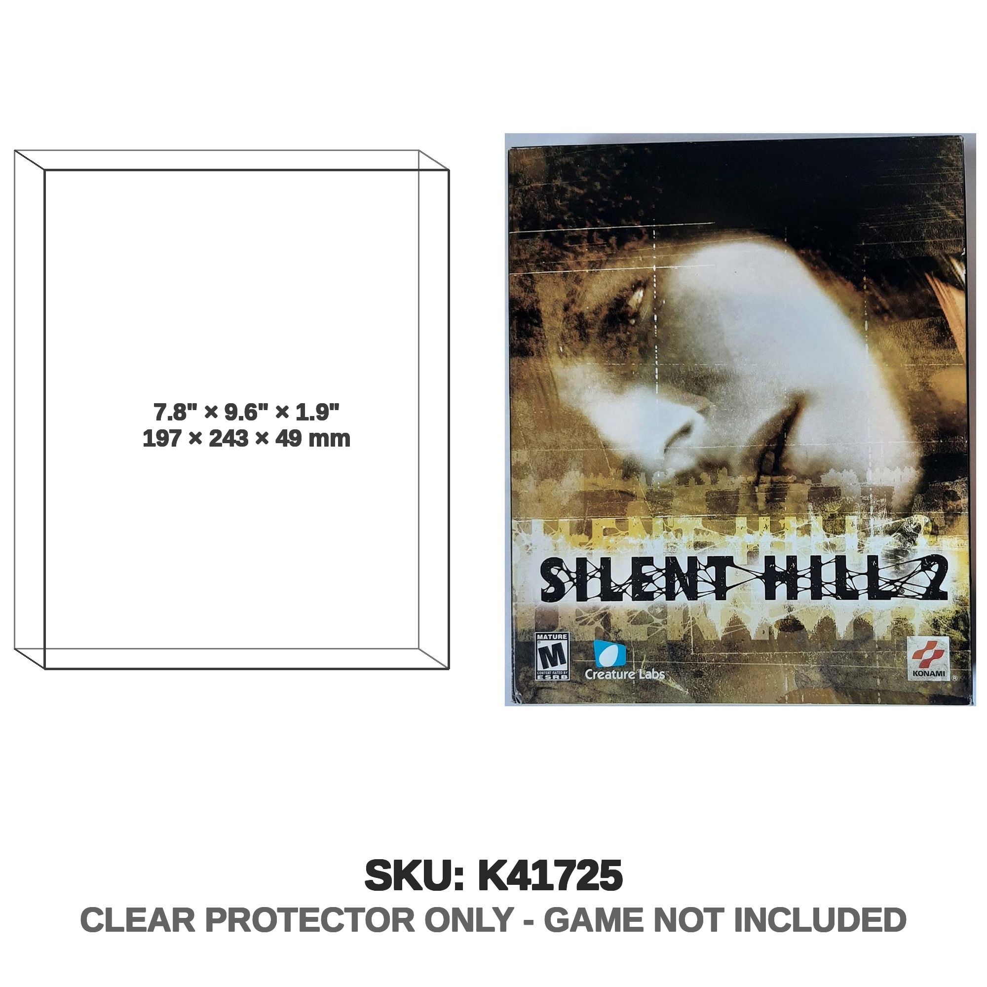Protector For Silent Hill 2 Pc Big Box (Us) Konami | Katana