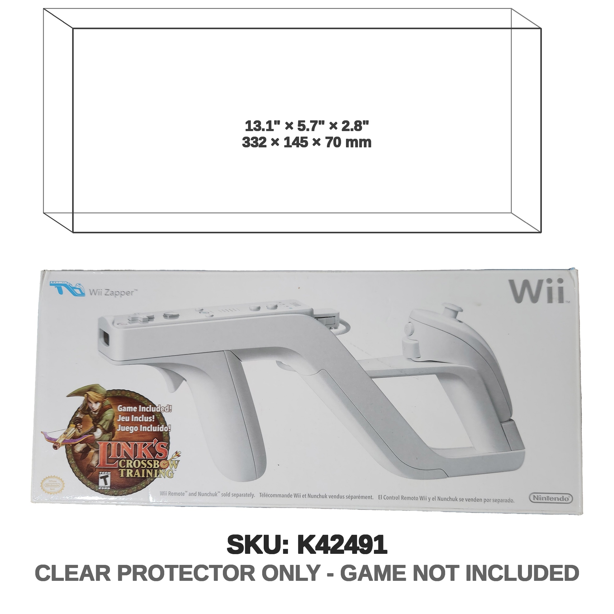 Protector For Nintendo Wii Zapper Nintendo | Katana Collectibles