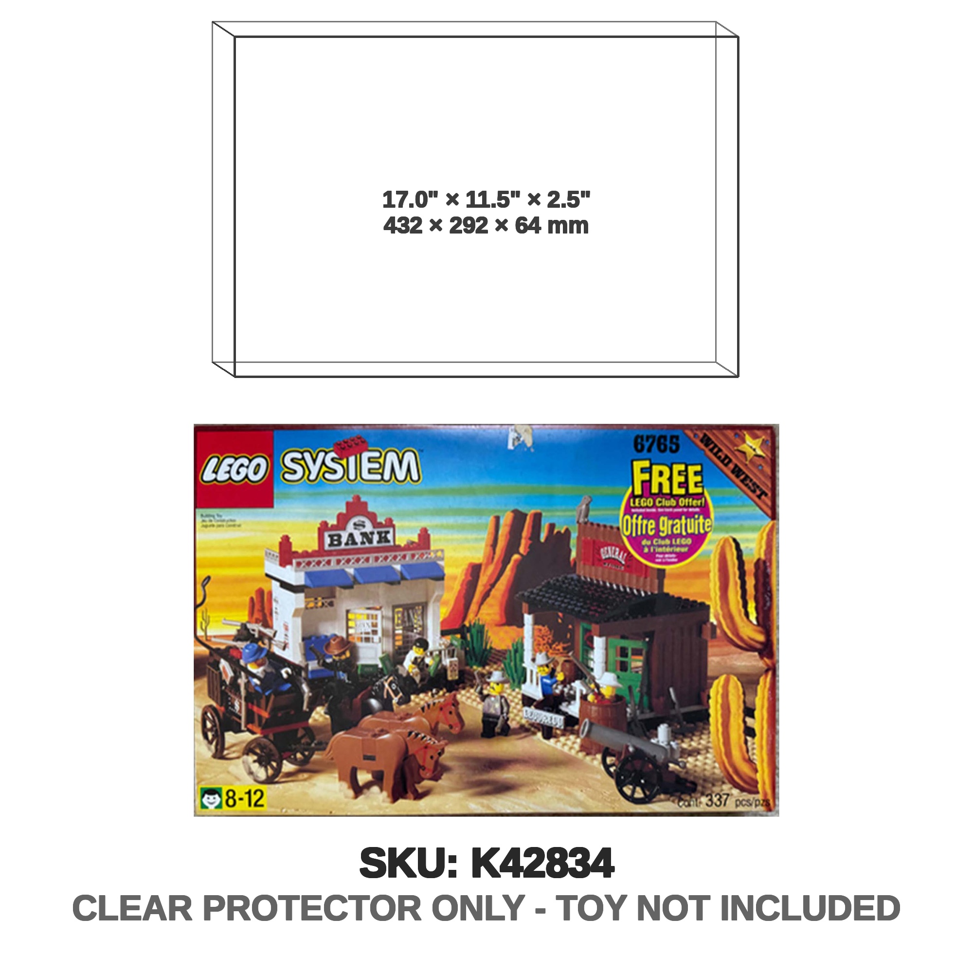 Protector For LEGO 6765 Gold City Junction Katana Collectibles
