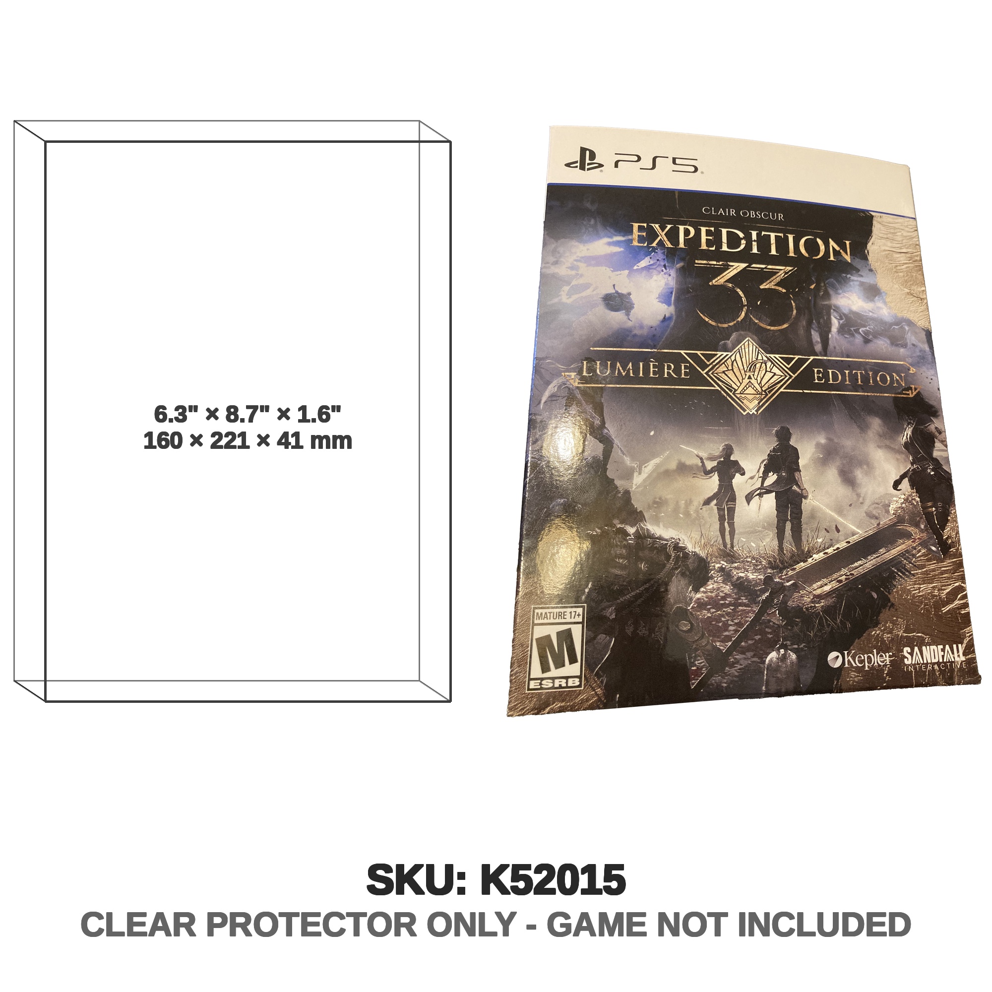 Protector For Kepler Clair Obscur Expedition 33 Lumiere Edition