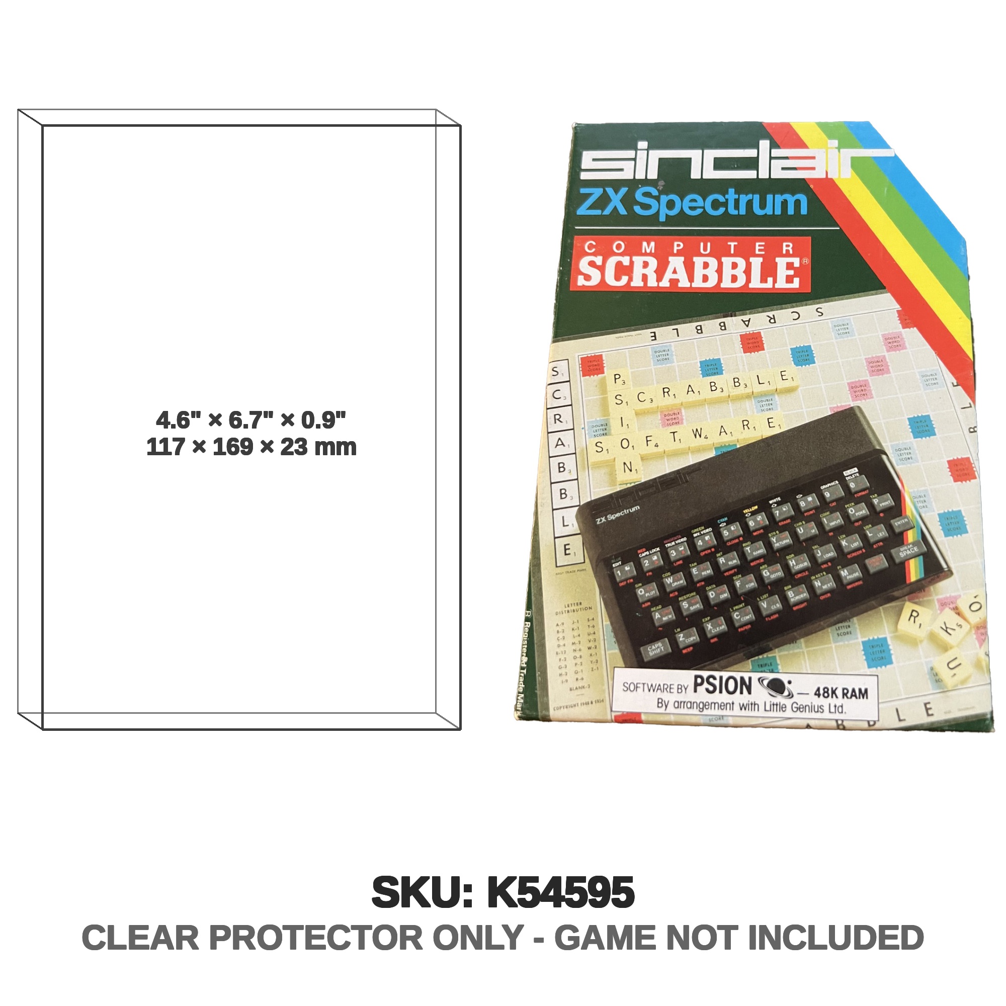 Protector For Sinclair Scrabble Standard Edition ZX Spec | Katana