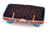 Brown and blue suitcase pet bed