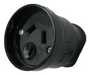 10A 3 pin socket Black - PDL925R