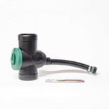 3P Filter Collector (Black) showing attached hose of Universal Kit and Flat Drill Bit