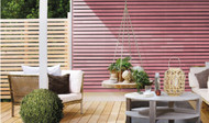 Pink Fence Paint Anyone? Mixing outdoor wood paint colours