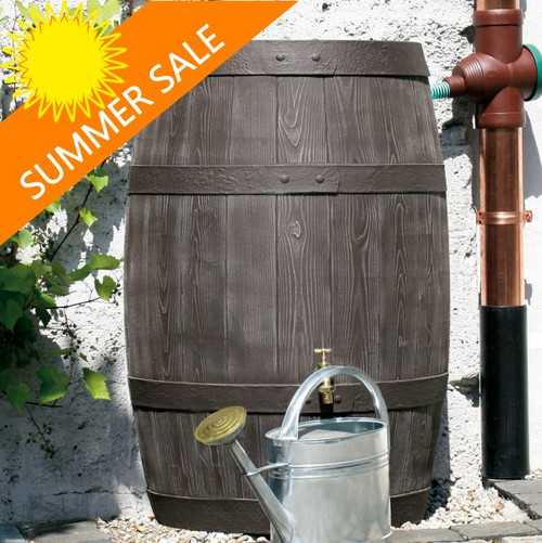 Burgundy Water Butt Barrel - Summer Sale