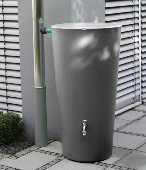 Slimline 210L grey Rainbowl water butt