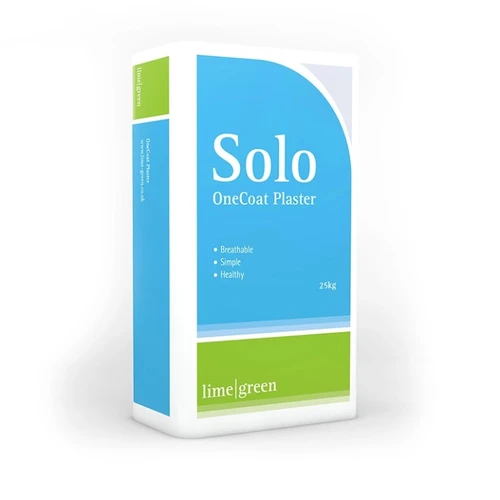 Lime Green Solo One Coat Lime Plaster 25kg Bag