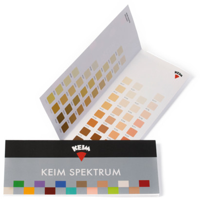Image showcasing the Keim colour card - updated for Autumn 2026