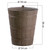 Rustico dunking water barrel dimensions