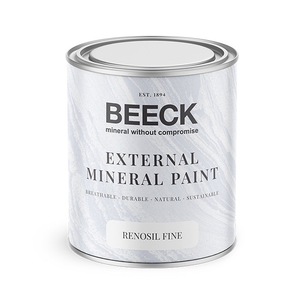 Beeck Renosil Fine Exterior Silicate Paint - Breathable Paint for Lime Render