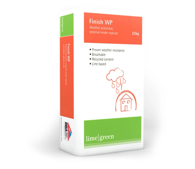 Lime Green Finish WP External Lime Render for Warmshell External Insulation boards