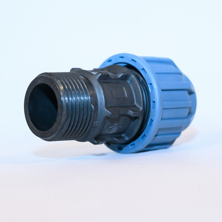 1" Pump Outlet to 25mm MDPE Pipe Connector
