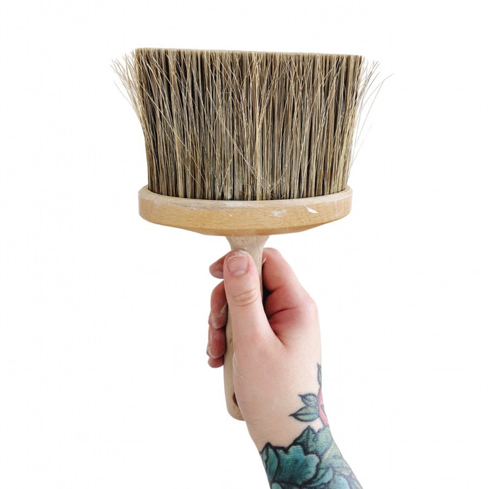 Keim Oval Brush for applying Keim Colourwash.