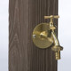 Watering Post - Garden Standpipe in Walnut Wood Effect