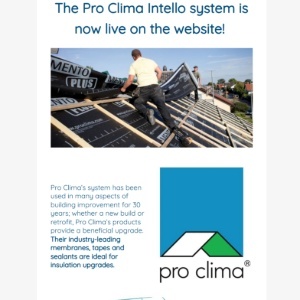 Pro Clima membranes being installed on a roof