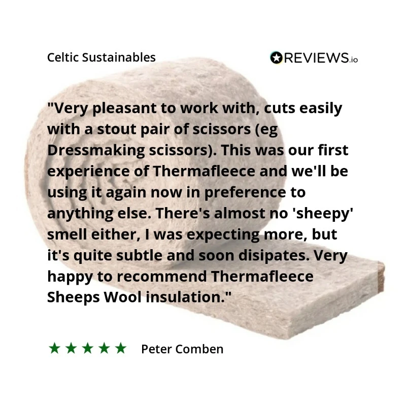 Sheep wool insulation - Thermafleece cosywool review