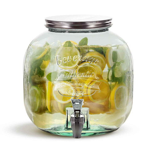 1.5 Gallon Authentic Glass Beverage Dispenser