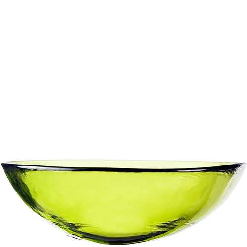 Poppy Glass Bowl - Lime