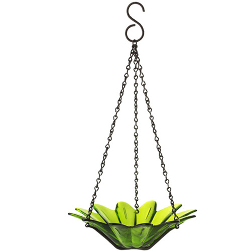 Mosaic Birds Daisy Petite Bird Feeder - Lime