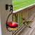 Mosaic Birds Hummble Slim Hummingbird Feeder with Nectar on Porch