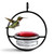 Mosaic Birds Hummble Slim Hummingbird Feeder with Hummingbird