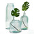 18" Diamond Recycled Glass Container