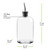 Apothecary 14oz Recycled Glass Oil or Vinegar Bottle w/ Pour Spout - Clear