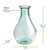 12" Gourd Glass Vase