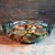 Origami Recycled Glass Bowl with Chestnuts