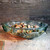 123.1 oz Origami Recycled Glass Bowl with Chestnuts